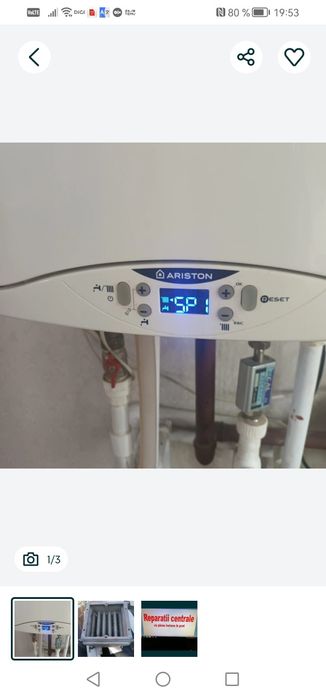 Reparații spălare elimin SP1 SP2 501 și 612 centrala Ariston Cares,