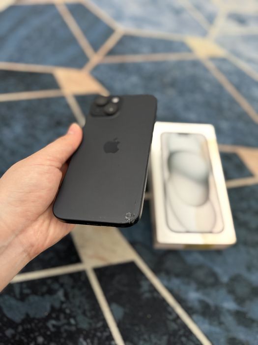 Iphone 15 black , 128 gb