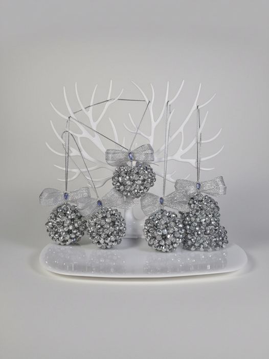 Новогодние елочные игрушки ручной работы