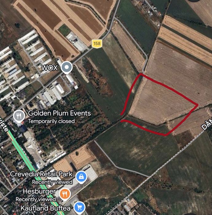 Teren de vânzare Crevedia/Buftea