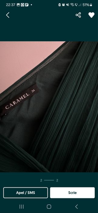 Rochie matase naturala