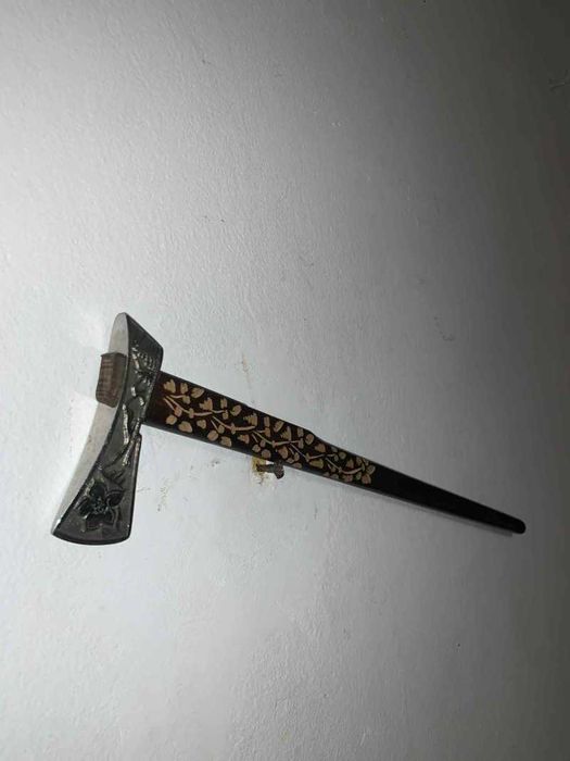 Set sacure panoplie cu coada de lemn sculptat manual