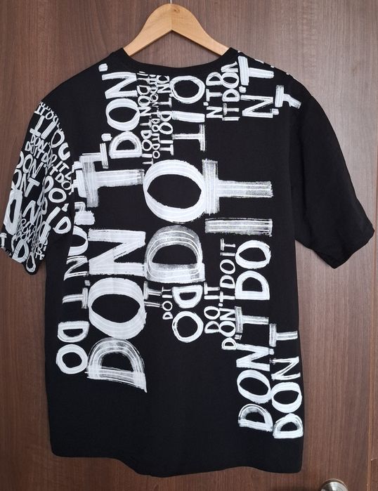 DESIGUAL НОВА Оригинална мъжка тениска-размер L