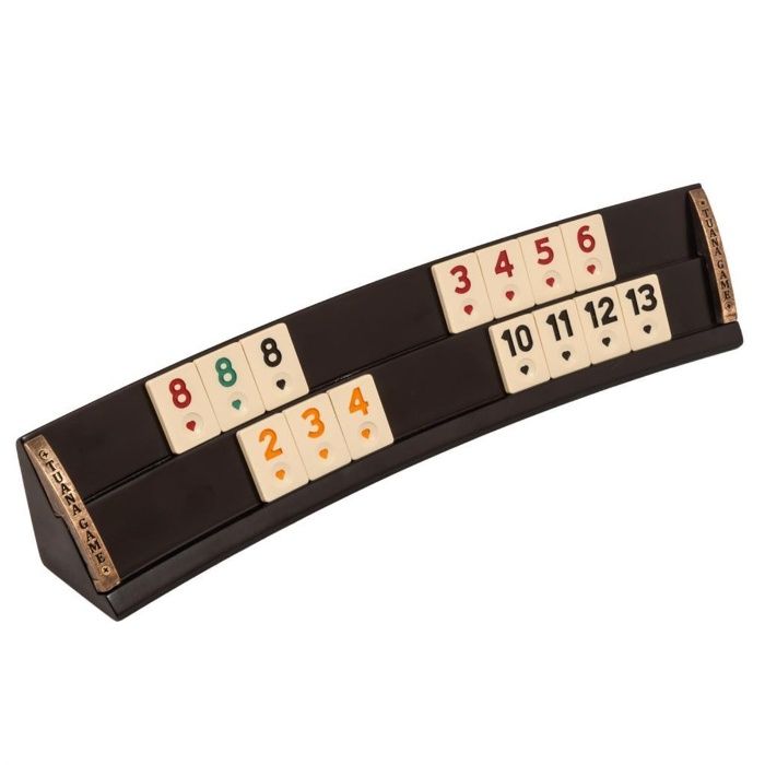 Joc de remi, rummy, remy din lemn masiv semirotund. Wing 4610.GLD