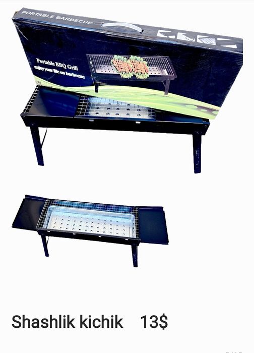 Shashlik uchun qöra va mangal