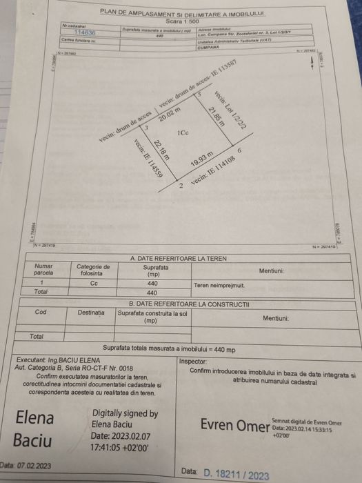 Tren intravilan casa