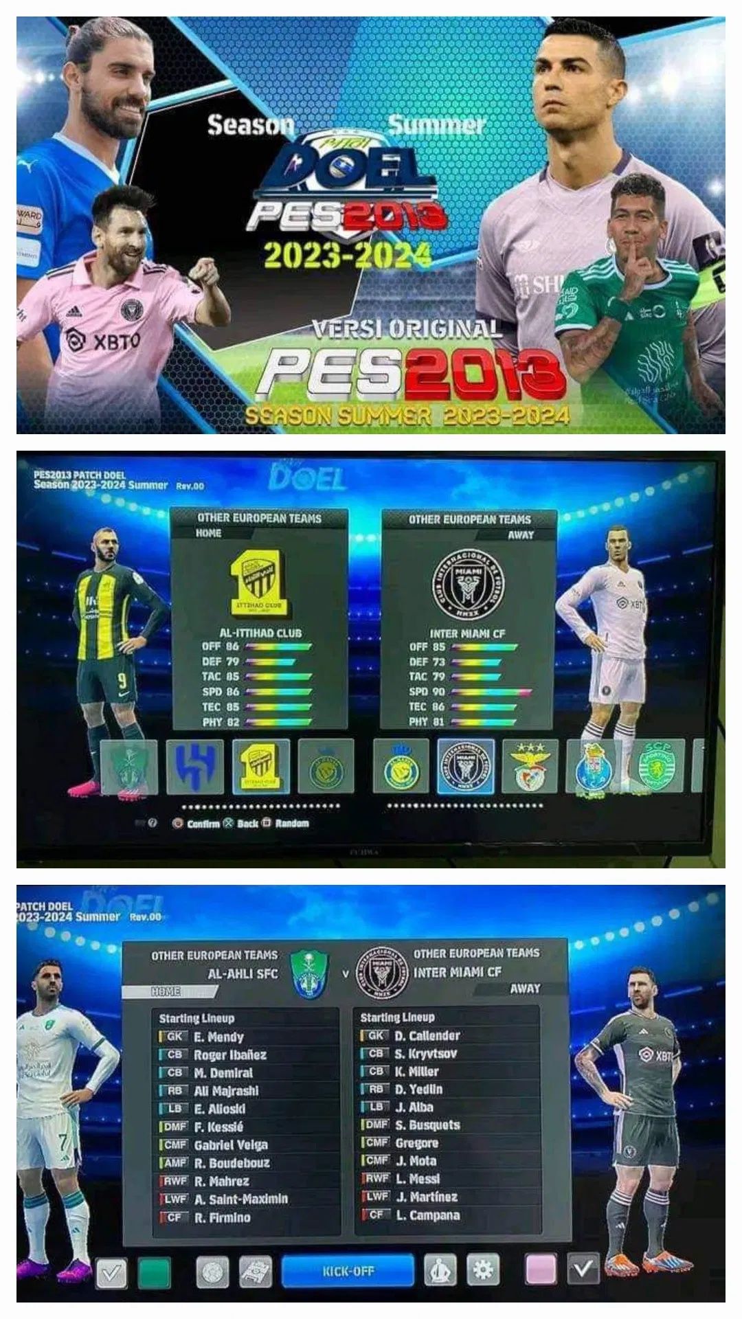 PES 2013 (Patch) 2024 (Playstation 3 uchun): 10 у.е. - Игры для приставок  Чирчик на Olx