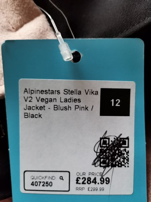 Дамско яке за мотор Alpinestars Stella Vika V2 Vegan-светло розово