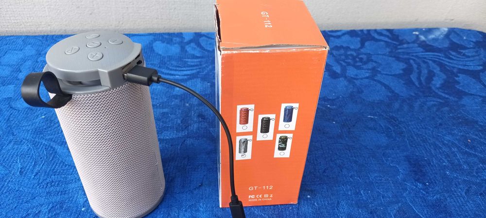 **Boxa portabila Bluetooth GT 112+ USB, card, radio, autonomie 4-6 ore