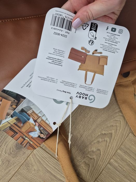 Geantă pentru mamă BabyMoov Tote Bag Fancy, camel, nouă cu etichete