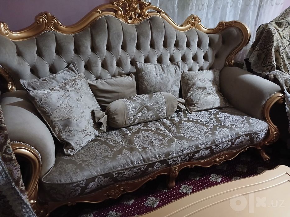 Divan va 2ta kreslo yangi Hitoy fabrichniy