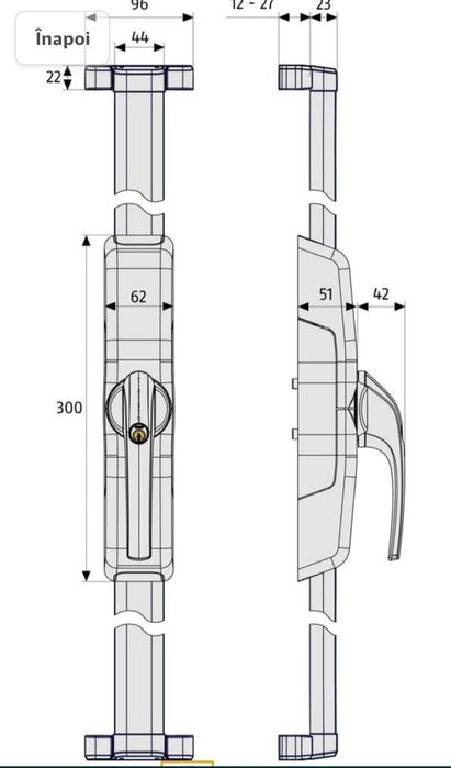 ABUS HomeTec Pro Dispozitiv pentru deschiderea ușii terasă fără fir cu