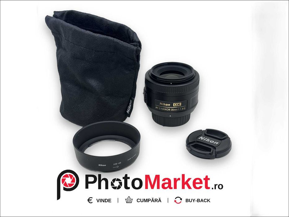 NIKON AF-S DX 35mm F1.8G - Factura + Garantie