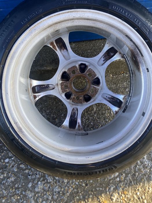 Vand sau schimb jante 5x100 R17 cu caucicuri 215 45 17 de vara