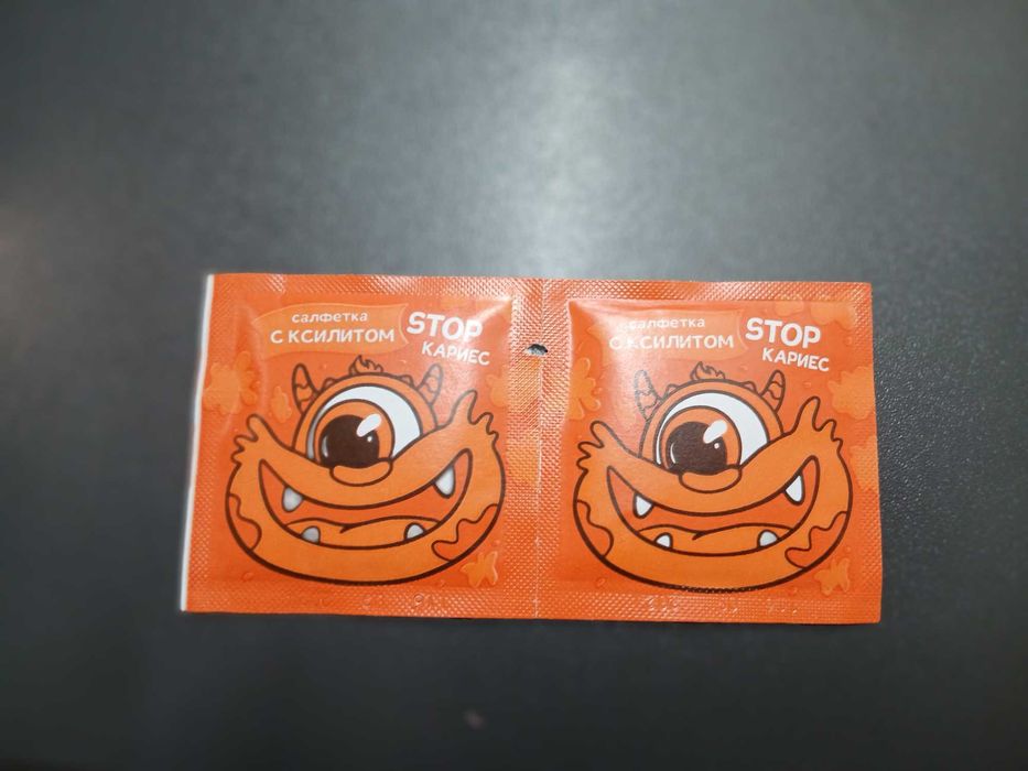 Ксилитовые салфетки для детей против Кариеса