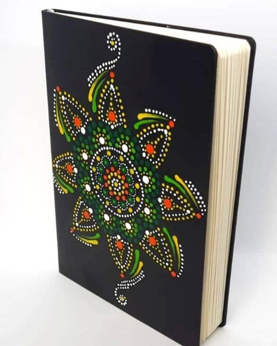 Agende pictate handmade in stil mandala