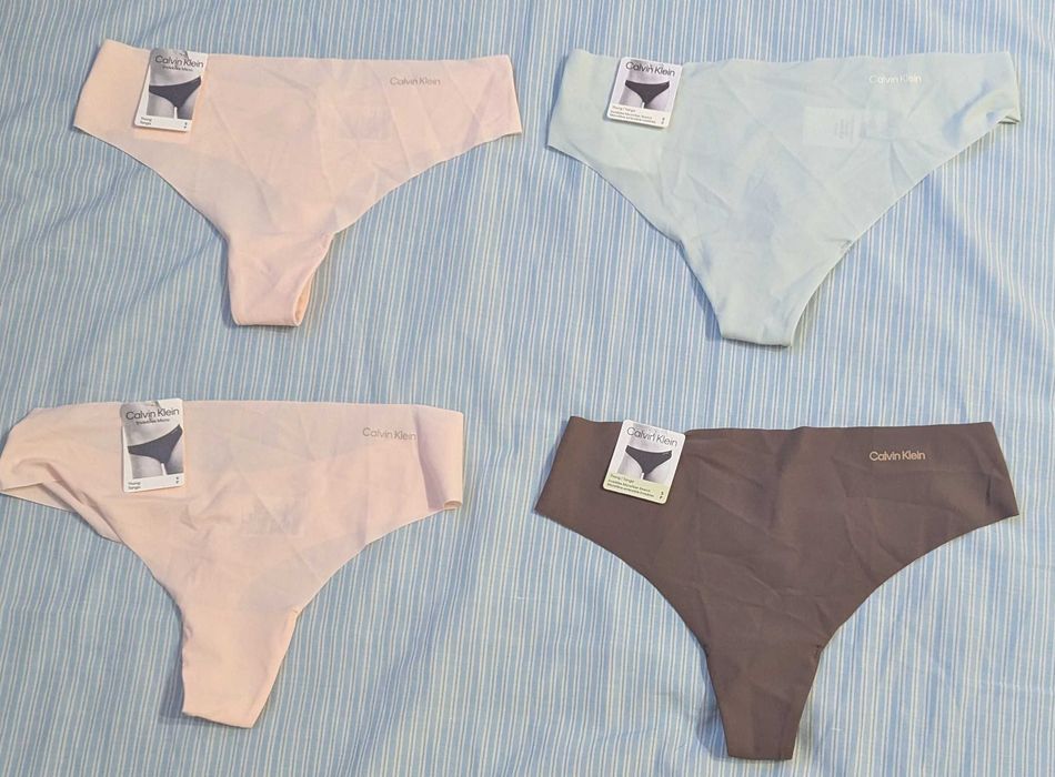Calvin Klein Invisible Micro thong дамски прашки S 2 модела от Сащ