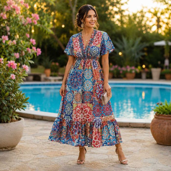 Rochie de vara colorata