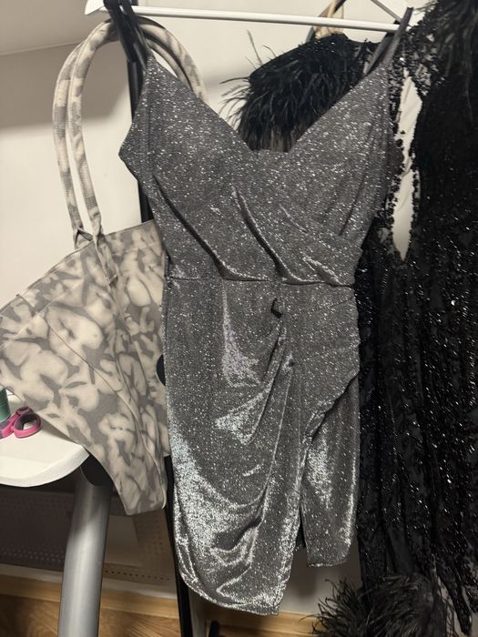 Рокля с брукат С размер нова