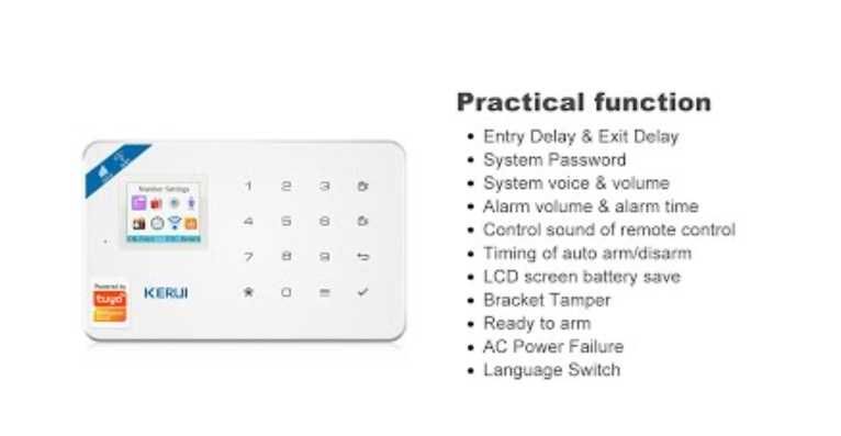 ALARMA inteligenta cu WIFI + cartela  GSM + aplicatie MOBIL