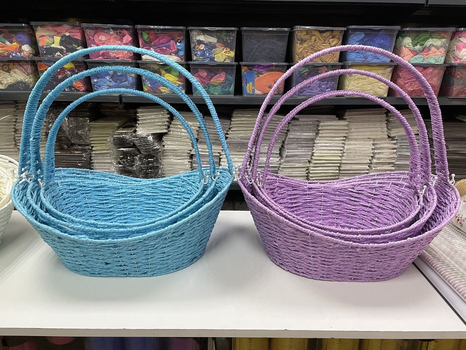 Корзины цветные
