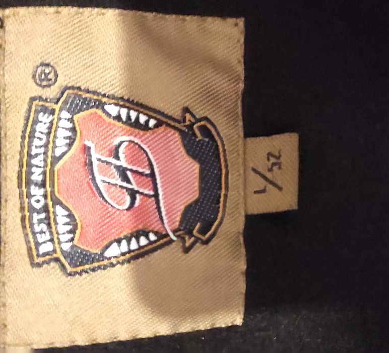 Geaca piele Neagra BAST OF NATURE, mărimea L- XL (52)