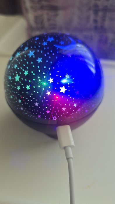 Лампа звездно небе, захранване с USB кабел