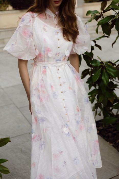 Rochie Midi, florala