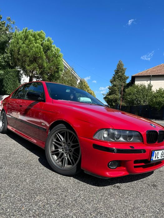 Vand bmw seria 5 e39 520i imola red,pachet m de fabrica euro 4