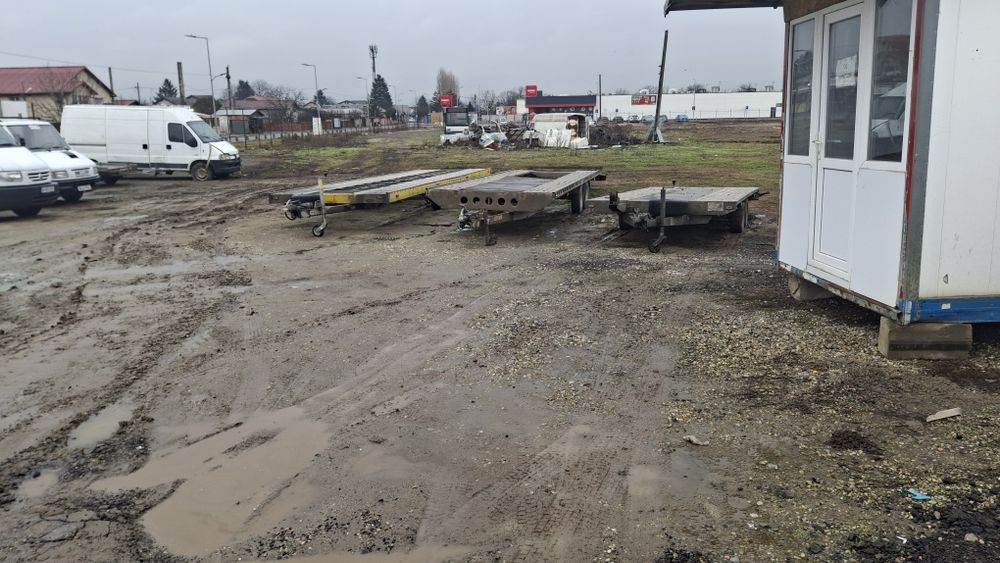 Platou drept si bena basculabila