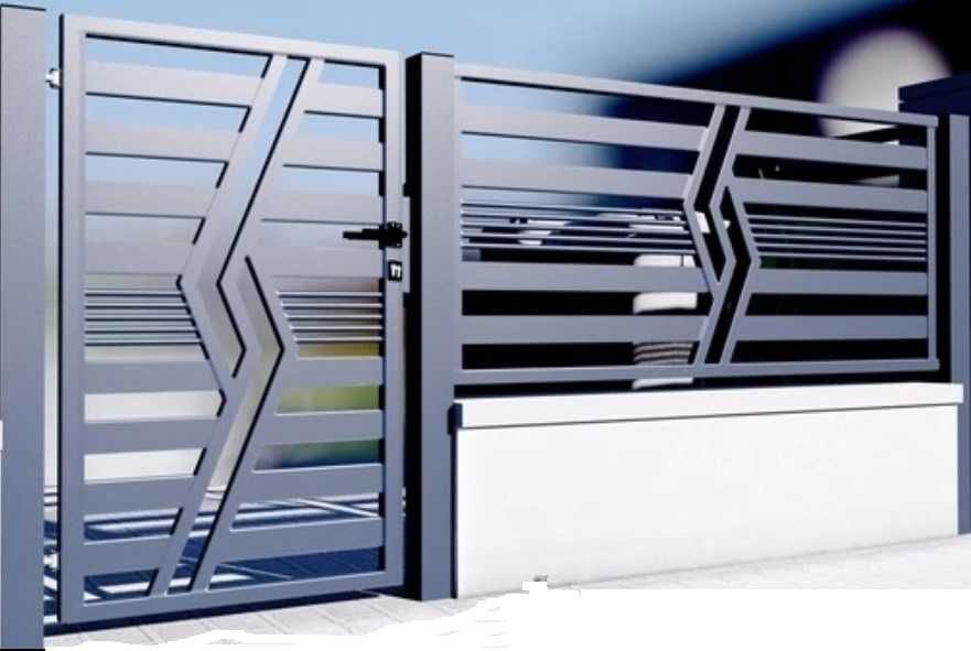 Garduri, Porti si balustrade din fier,BETON si aluminiu ,tabla TRAFORATA ,sipca Jaluzea , Mobila