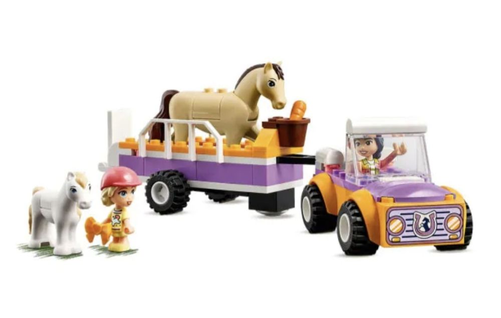 LEGO Friends Ремарке за кон и пони 42634