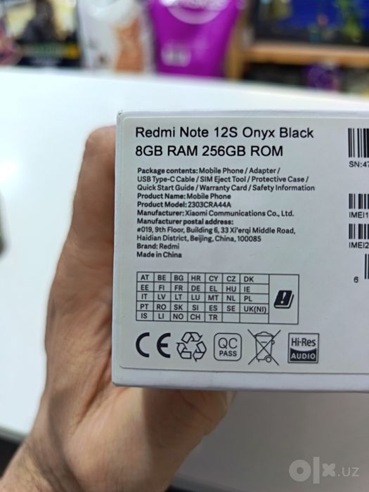 Xiaomi Redmi Note 12s 256gb — Продаётся срочно