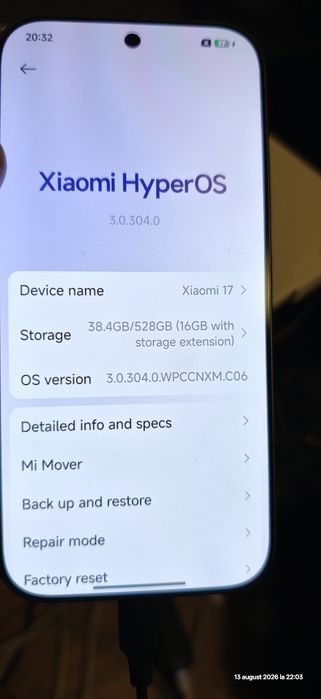 Vând Xiaomi 17 varianta chinezesca stare perfecta de funcționare