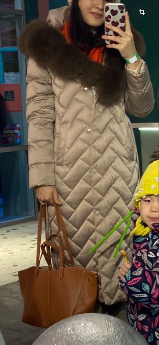 куртка длинная зимняя