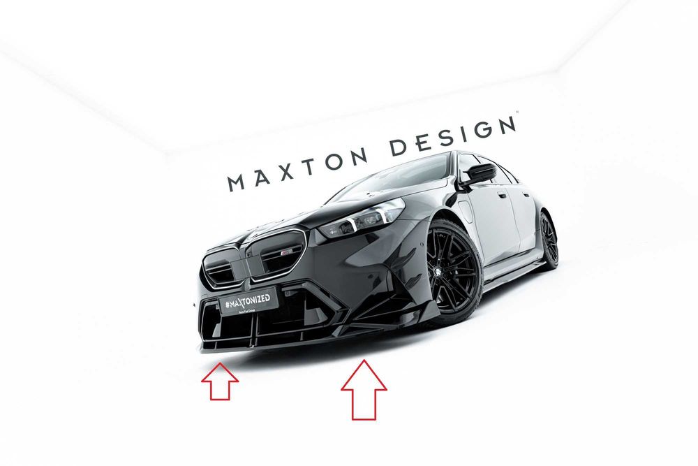 Prelungire splitter bara fata Bmw M5 G90 Sedan Touring 2024- v2 - Maxton Design
