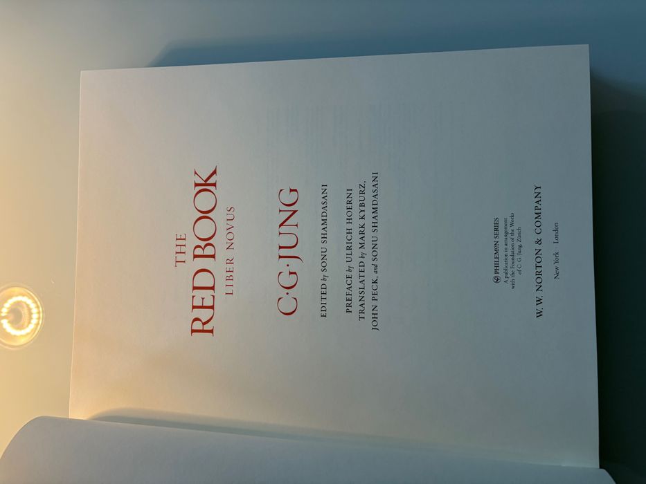 The Red Book Liber Novus Jung ediția I engleză rară facsimil rara
