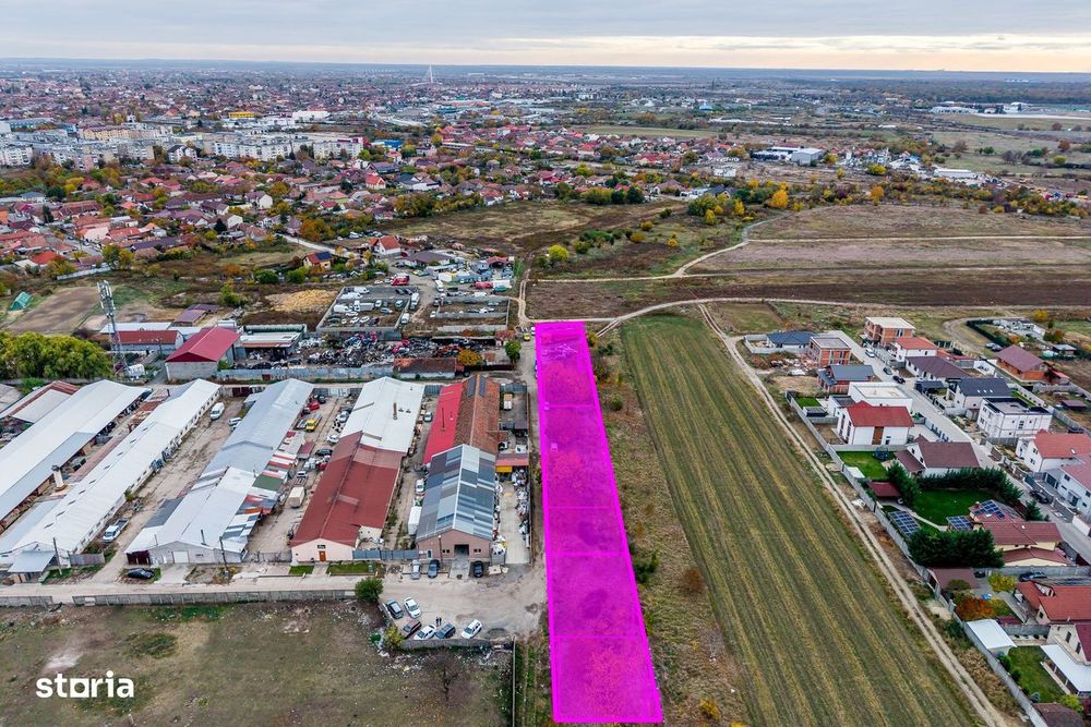 Teren de 2500 mp cu posibilitate de parcelare în Bujac Arad