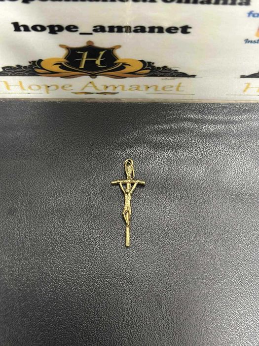 Hope Amanet P3 / Pandantiv din aur tip Cruce / 14k / 2.01gr