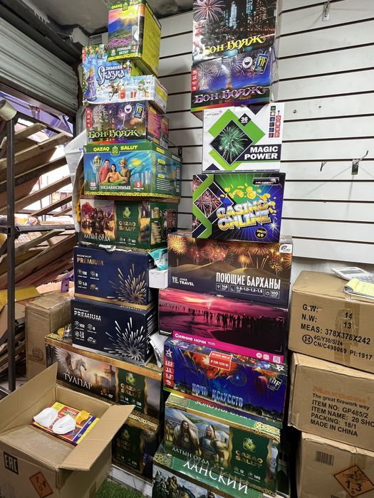 Салюты Алматы фейерверки