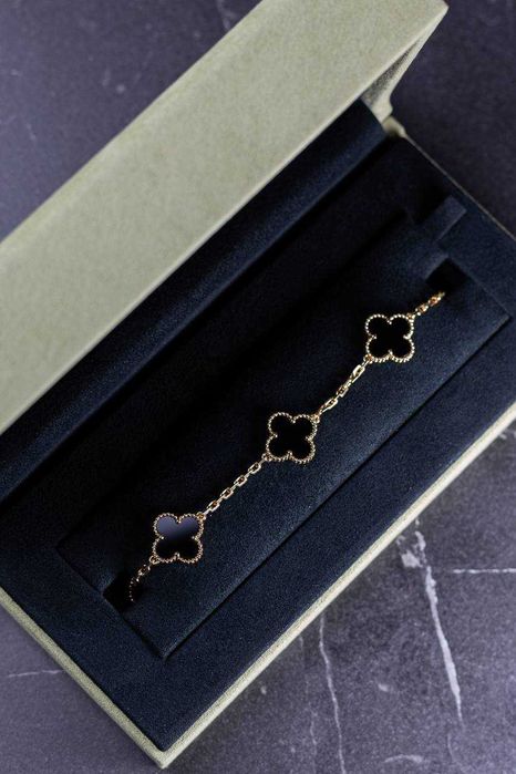 Комплект Van Cleef & Arpels Vintage Alhambra Onyx