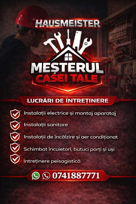 Lucrări de întreținere și reparații instalatii