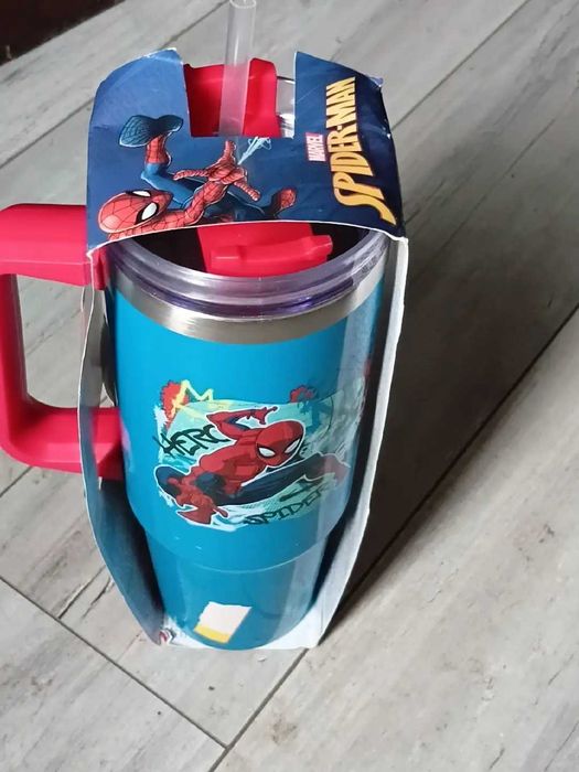 Termos inox ptr copii , cu animate minni si spiderman