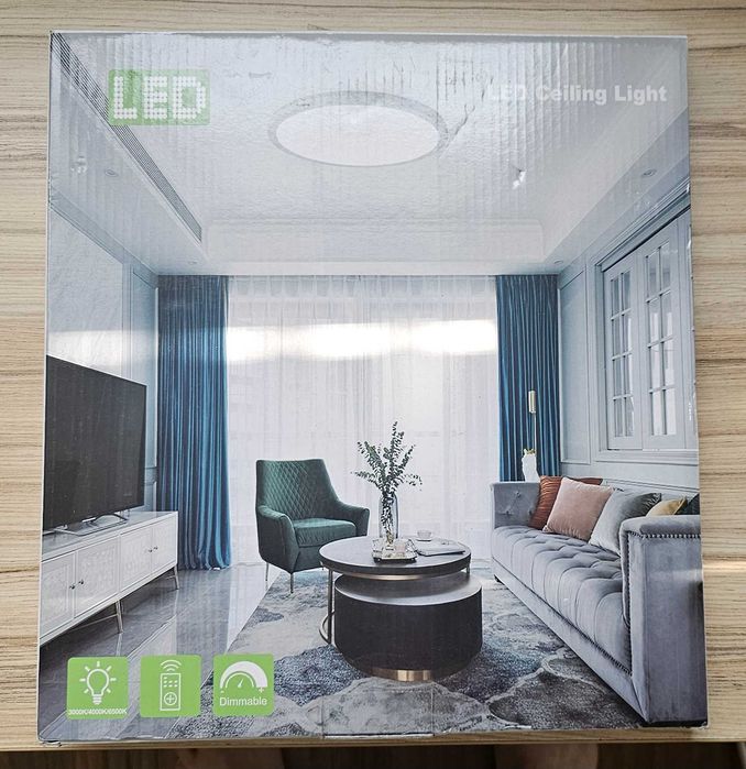 LED плафон за таван