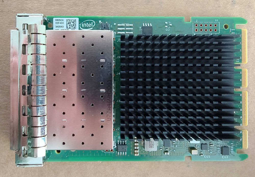 Intel 10Gb QP 4-порта Мрежов Адаптер за OCP3 X710-DA4 OCP 3.0