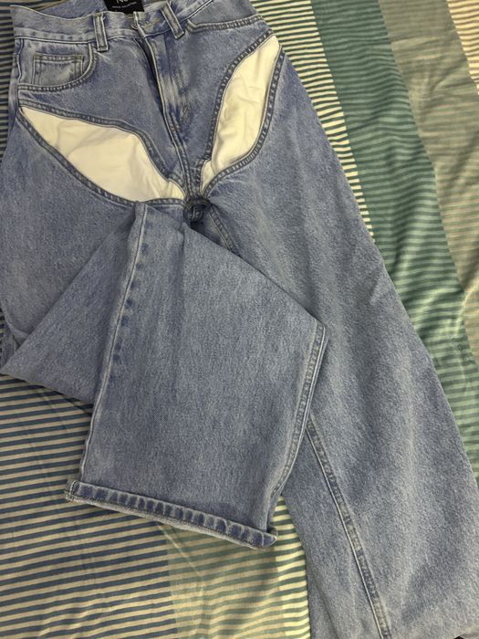 Дънки nikole xs висока талия