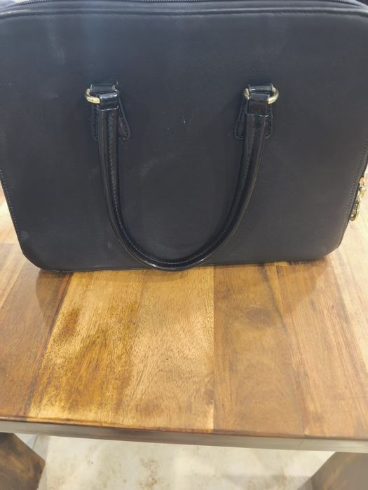 Geantă tip servietă / laptoptas,, material tip suede