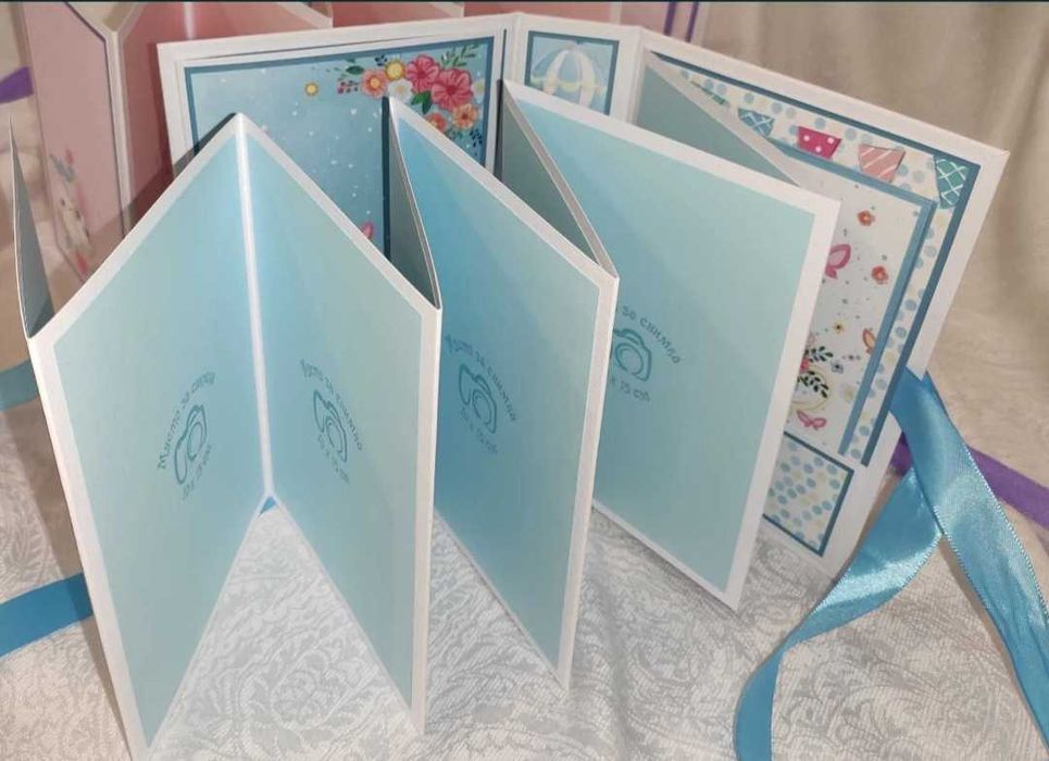 Ръчно изработен бебешки албум