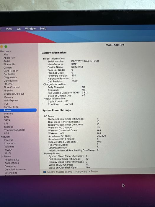 Macbook Pro 13.3, 1ТБ SSD, I7 Touch Bar, 16GB 3.3 GHz