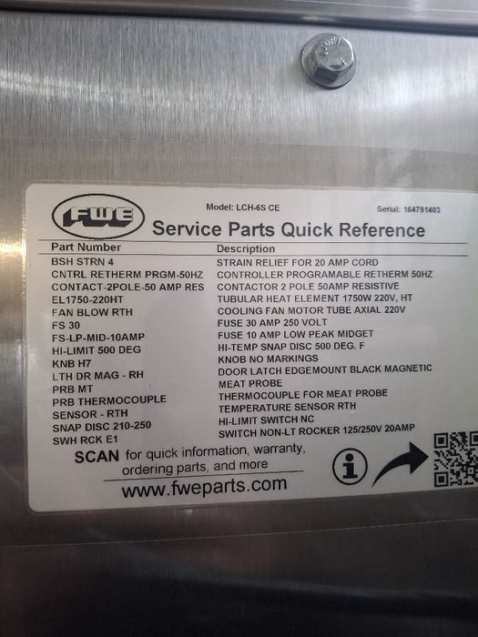 Фурна за ниско температурно печене FWE/ агнета/ прасенца